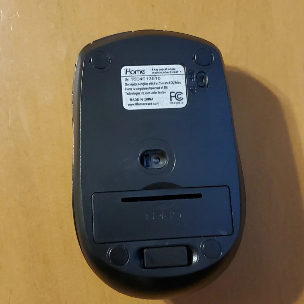 iHome Blue Wireless Optical Mouse M361N